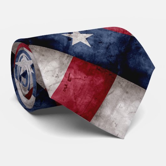  Texas-vlag Stropdas (Opgerold)