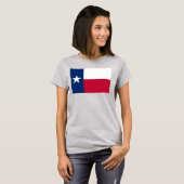 Texas vlag t-shirt (Voorkant volledig)