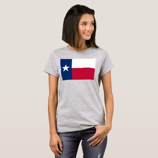 Texas vlag t-shirt (Voorkant volledig)