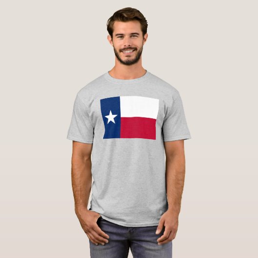 Texas vlag t-shirt (Voorkant volledig)