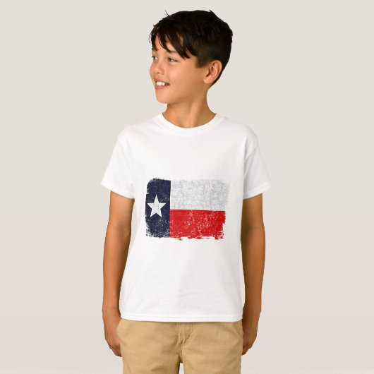 TEXAS-VLAG T-SHIRT (Voorkant volledig)