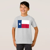 Texas vlag t-shirt (Voorkant volledig)