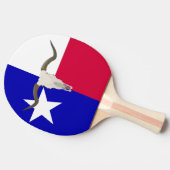 Texas vlag tafeltennisbatje (Zijkant)