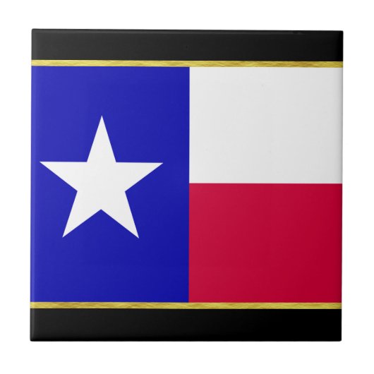 Texas vlag tegeltje (Voorkant)