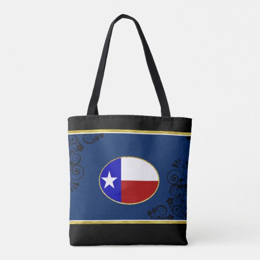 Texas vlag tote bag (Achterkant)