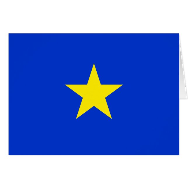 Texas, Vlag van Texas (1836–1839) (Voorkant Horizontaal)