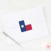 Texas Vlag Vierkante Sticker (Envelop)