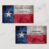  Texas-vlag Visitekaartje (Voorkant / Achterkant)