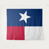 Texas Vlag Wandkleed (Voorkant (horizontaal))