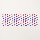 Texas vlag yoga mat (Achterkant (horizontaal))