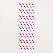 Texas vlag yoga mat (Achterkant)