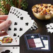  Texas vlaggen, aangepast cadeau voor speelkaarten (Insitu)