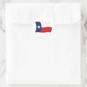 Texas Vlagsticker Ronde Sticker (Tas)