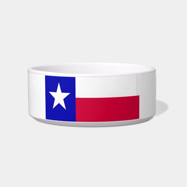 Texas vlagzegel voerbakje (Voorkant)
