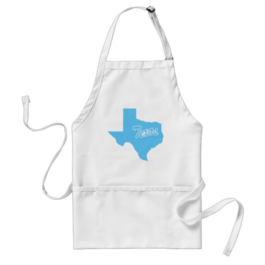 Texas Volwassenen Schort (Voorkant)