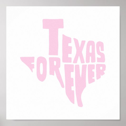 Texas Voor Altijd Poster (Voorkant)