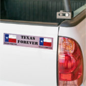 TEXAS VOOR ALTJD - Vlagtekst - Multi_Products Bumpersticker (Op Truck)