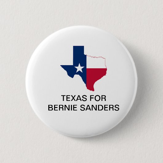 TEXAS voor Bernie Sanders 2020 Button (Voorkant)