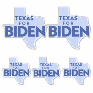 Texas voor Biden Sticker