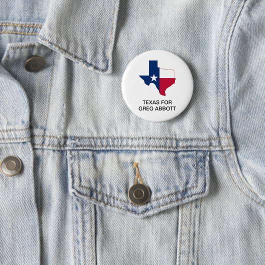 TEXAS voor GREG ABBOTT GOVERNOR Button (In situ)