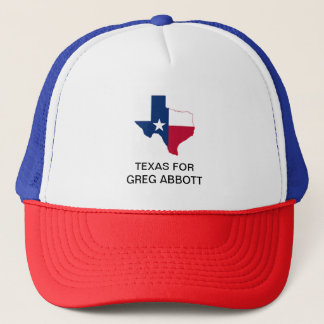TEXAS voor GREG ABBOTT GOVERNOR Button Trucker Pet