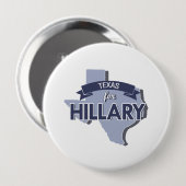 TEXAS VOOR HILLARY -.png Ronde Button 4,0 Cm (Voorkant /achterkant)