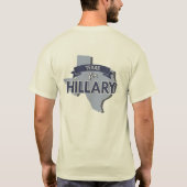 TEXAS VOOR HILLARY -.png T-shirt (Achterkant)