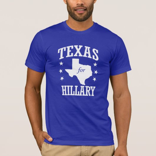 TEXA'S VOOR HILLARY T-SHIRT (Voorkant)