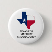 TEXAS voor Matthew McConaughey GOVERNOR Button (Voorkant)