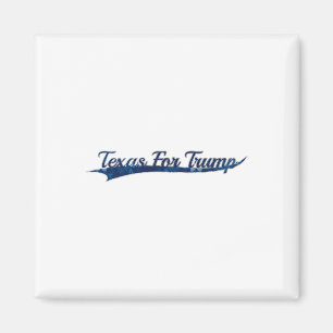 Texas Voor Trump Politiek Conservatief Vintage Var Magneet