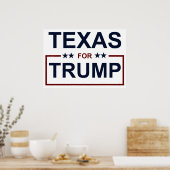 Texas voor Trump Poster (Keuken)
