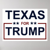 Texas voor Trump Poster (Voorkant)