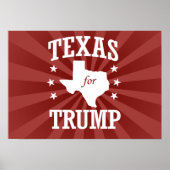 TEXA'S VOOR TRUMP POSTER (Voorkant)