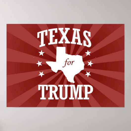 TEXA'S VOOR TRUMP POSTER (Voorkant)