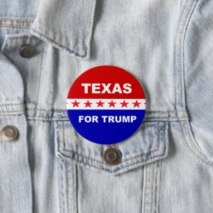 Texas voor Trump Ronde Button 7,6 Cm
