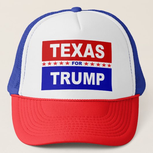Texas voor Trump Trucker Pet (Voorkant)