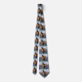 Texas-vorm met oliepomp-aansluiting en bluebonnets stropdas (Achterkant)