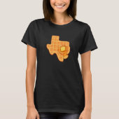 Texas vormige wafel met siroop en boter Austin C T-shirt (Voorkant)