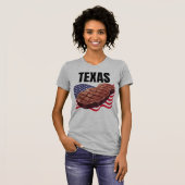 Texas Vrouwen Bella + Canvas Lange Mouw T-shirt (Voorkant volledig)