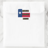 TEXAS VROUWEN HEERSEN VIERKANTE STICKER (Tas)