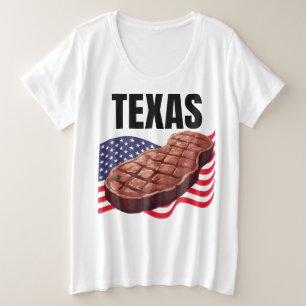 Texas Vrouwen Plus Maat T-shirt