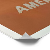 Texas VS Amerika Verenigde Staten Reisgids Poster (Hoek)