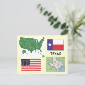 Texas, VS Briefkaart (Staand voorkant)