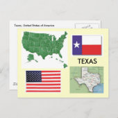 Texas, VS Briefkaart (Voorkant / Achterkant)