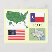 Texas, VS Briefkaart (Voorkant)