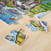 Texas VS-kaart Legpuzzel (Zijkant)