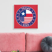 Texas, VS, Texas poster, canvas Afdruk (Insitu (Woonkamer))