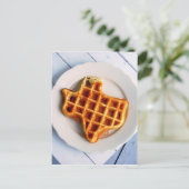 Texas Waffle Briefkaart (Staand voorkant)