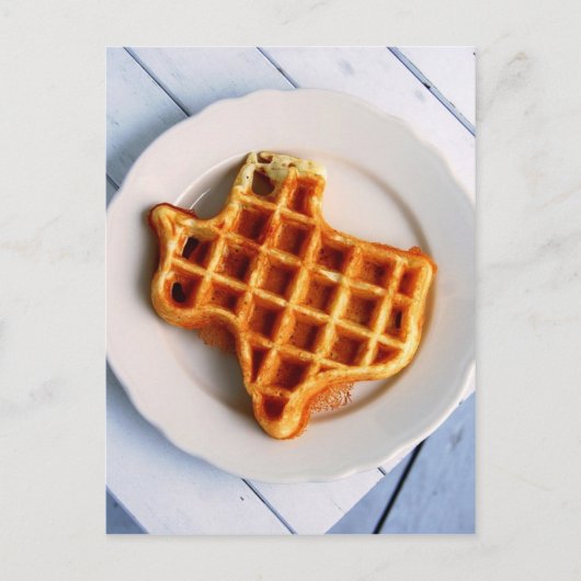 Texas Waffle Briefkaart (Voorkant)
