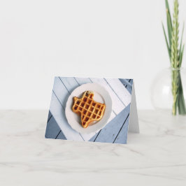 Texas Waffle Notecard Kaart